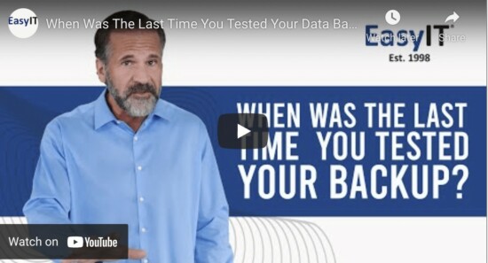 When Was the Last Time You Tested Your Backups?