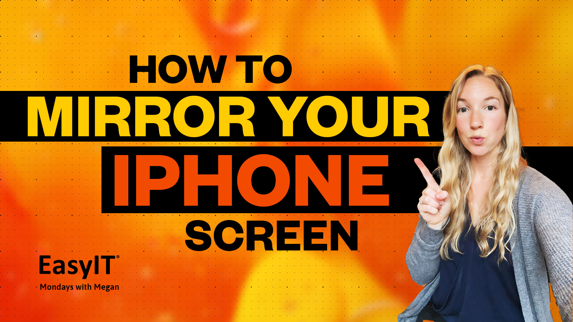 How To Mirror Your Iphone Screen Easyit Tech Tip